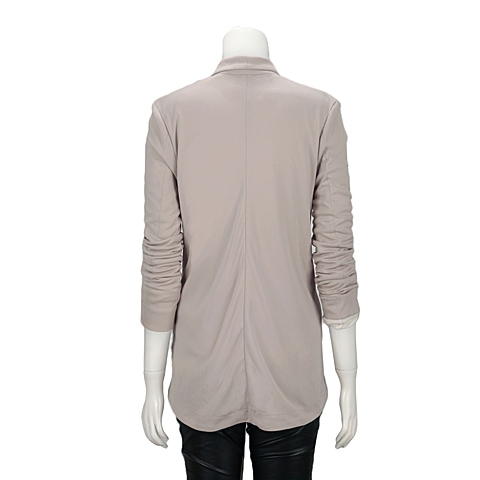 MOUSSY 专柜同款 女款米色不规则长袖夹克0106SY30-0830