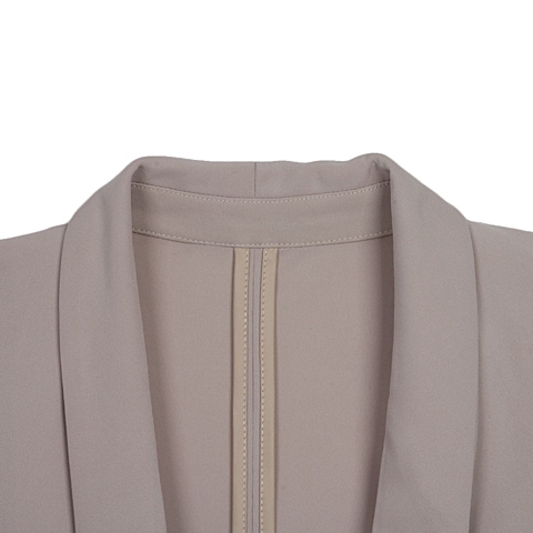 MOUSSY 专柜同款 女款米色不规则长袖夹克0106SY30-0830