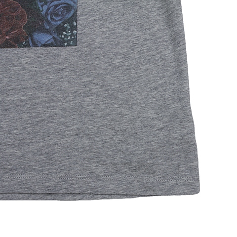 MOUSSY 专柜同款 女款灰色美女印花长袖T恤0106SH90-1420