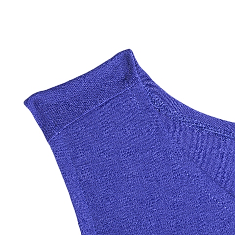 MOUSSY 专柜同款 女款蓝色字母印花无袖连衣裙0106AK90-5290