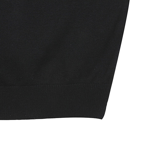 MOUSSY 专柜同款 女款黑色露背针织连衣裙0106SA70-0910