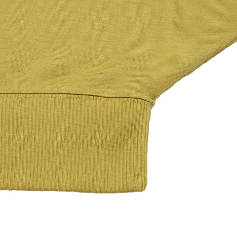 MOUSSY 专柜同款 女款姜黄色蝙蝠袖圆领针织衫0106SA80-0950