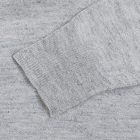 MOUSSY 专柜同款 女款灰色背后透视雪纺针织衫0106SA70-0920