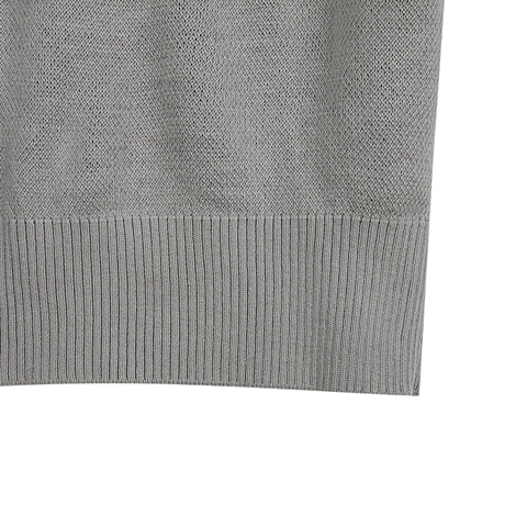 MOUSSY 专柜同款 女款灰色插肩编织开衫0106SV70-0440