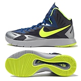 蓝黑/荧光黄/狼灰/体育馆蓝