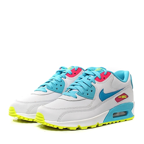 nike耐克童鞋 春季新品专柜同款air max 90 2007 (gs)女大童跑步鞋