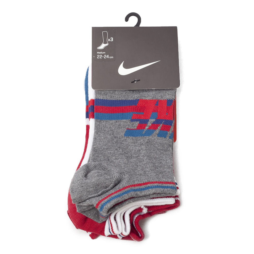 nike耐克新款中性nsw3ppklightweightlogonos袜子优惠装sx5064901