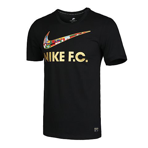 NIKE耐克男子AS M NK FC TEE SWSH FLAGT恤911401-010