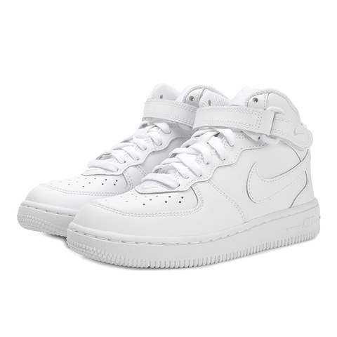 nike耐克中性小童NIKE FORCE 1 MID (PS)复刻鞋314196-113