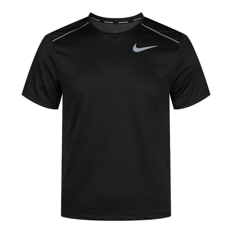 NIKE耐克2024男子AS M NK DRY MILER TOP SS无领短TAJ7566-010