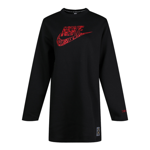 Nike耐克女子AS W NSW CNY CREW DRESS BB FLC连衣裙CU3661-010