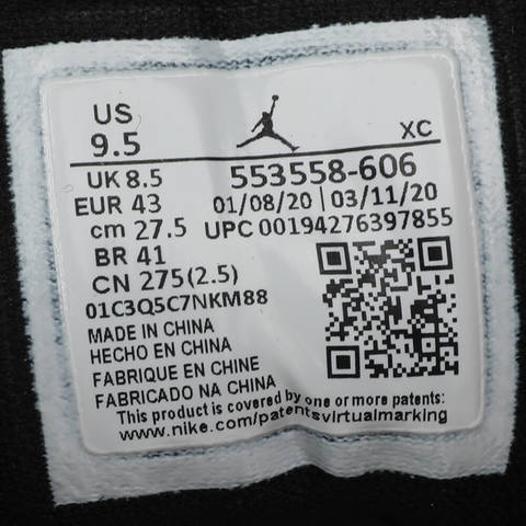 JordanJordan2026男子AIR JORDAN 1 LOW乔丹553558-606