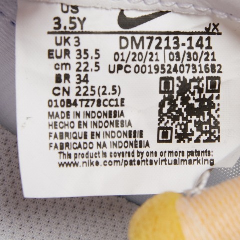 Nike耐克2021年新款中性大童NIKE WAFFLE TRAINER 2 BG复刻鞋DM7213-141