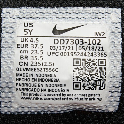 Nike耐克2021年新款男大童TEAM HUSTLE D 10 FLYEASE (GS)篮球鞋DD7303-102