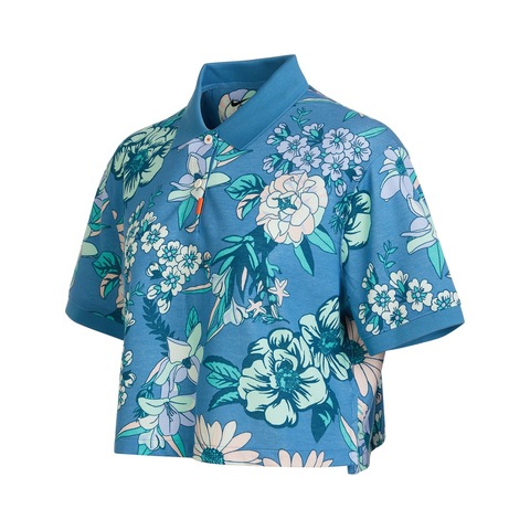 Nike耐克2022年新款女子AS W THE NIKE POLO FLORAL PRT POLO衫DH2479-469