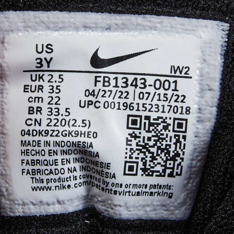 nike耐克2022男中童NIKE AIR MORE UPTEMPO (PS)篮球鞋FB1343-001