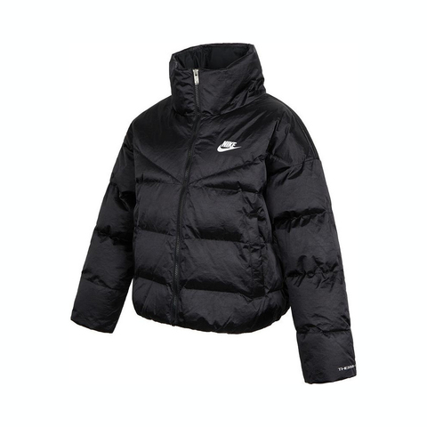 nike耐克2022年新款女子ASWNSW TF SYNFL CITY SHINE JKT薄棉服DQ6889-010