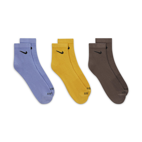 NIKE耐克2025中性U NK EVRY PLS LTWT ANK 3PR 132长袜优惠装SX6893-927