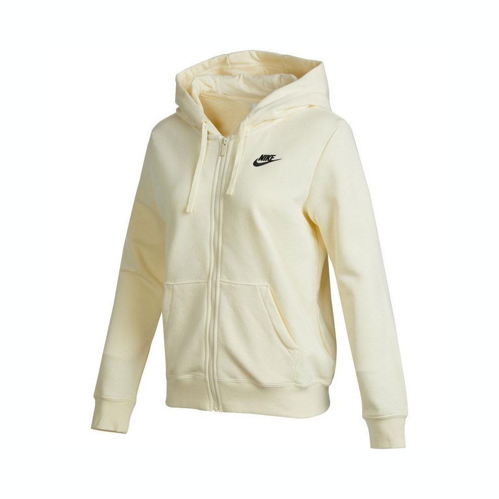 NIKE耐克2024女子AS W NSW CLUB FLC FZ HOODIE ST针织连帽外套DQ5472-113