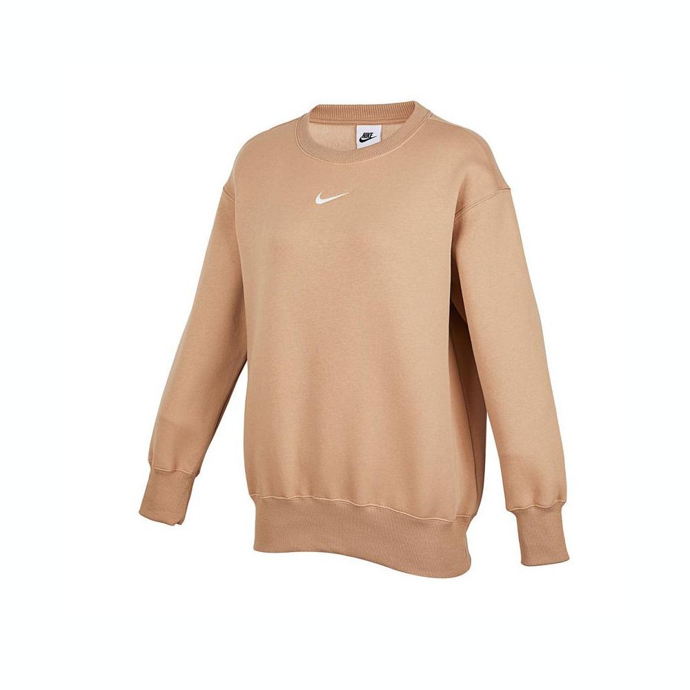 nike耐克2023年新款女子AS W NSW PHNX FLC OS CREW针织套头衫DQ5734-200