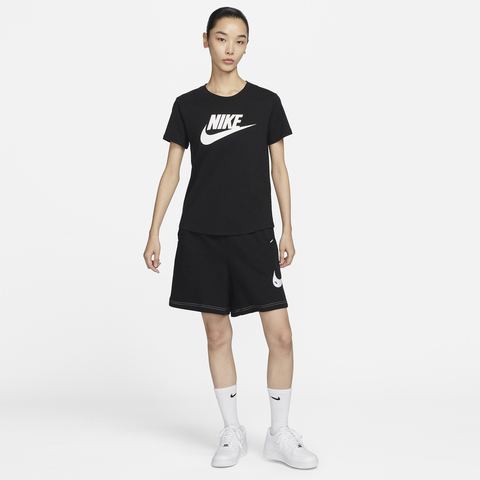 NIKE耐克2025女子AS W NSW TEE ESSNTL ICN FTRA针织无领短TDX7907-010