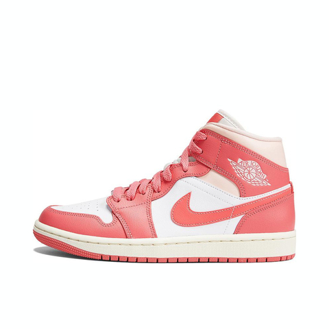 nike耐克2023年新款女子WMNS AIR JORDAN 1 MID篮球鞋BQ6472-186
