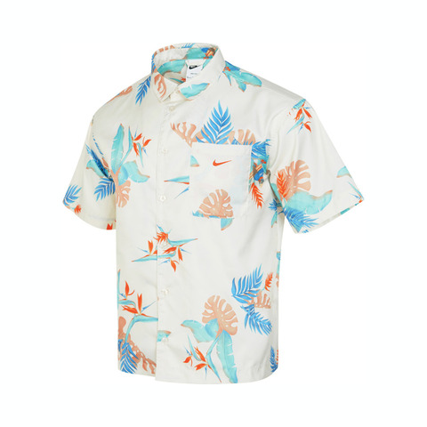 nike耐克2023年新款男子M NK DF SS SHIRT AOP GCEL短袖衬衣FQ0348-110