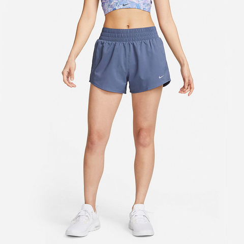 nike耐克2023年新款女子AS W NK ONE DF MR 3IN BR SHORT针织短裤DX6011-491