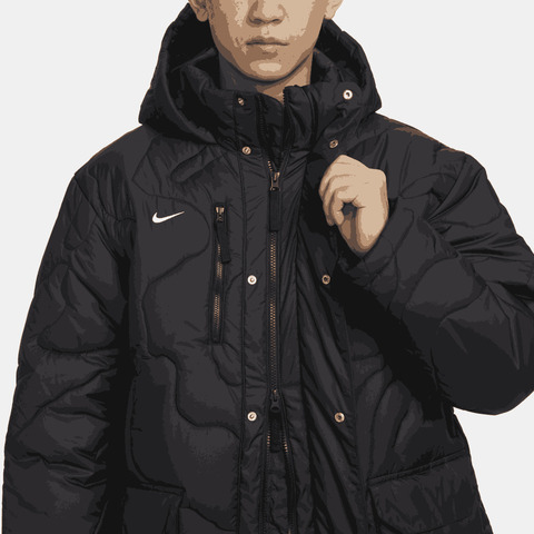 nike耐克2023年新款男子AS M NK TF RPL FC LNGR SDF JKT厚棉服FB6337-010