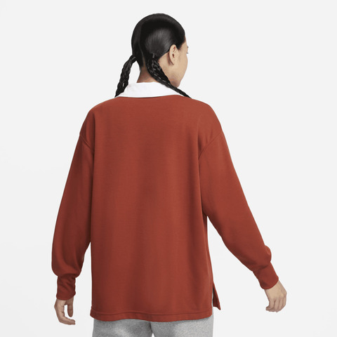 nike耐克2023年新款女子AS W NSW ESSNTL OS LS POLO长袖POLOFB8721-832