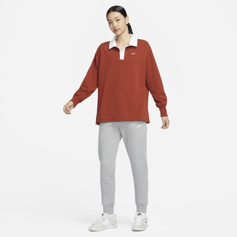 nike耐克2023年新款女子AS W NSW ESSNTL OS LS POLO长袖POLOFB8721-832