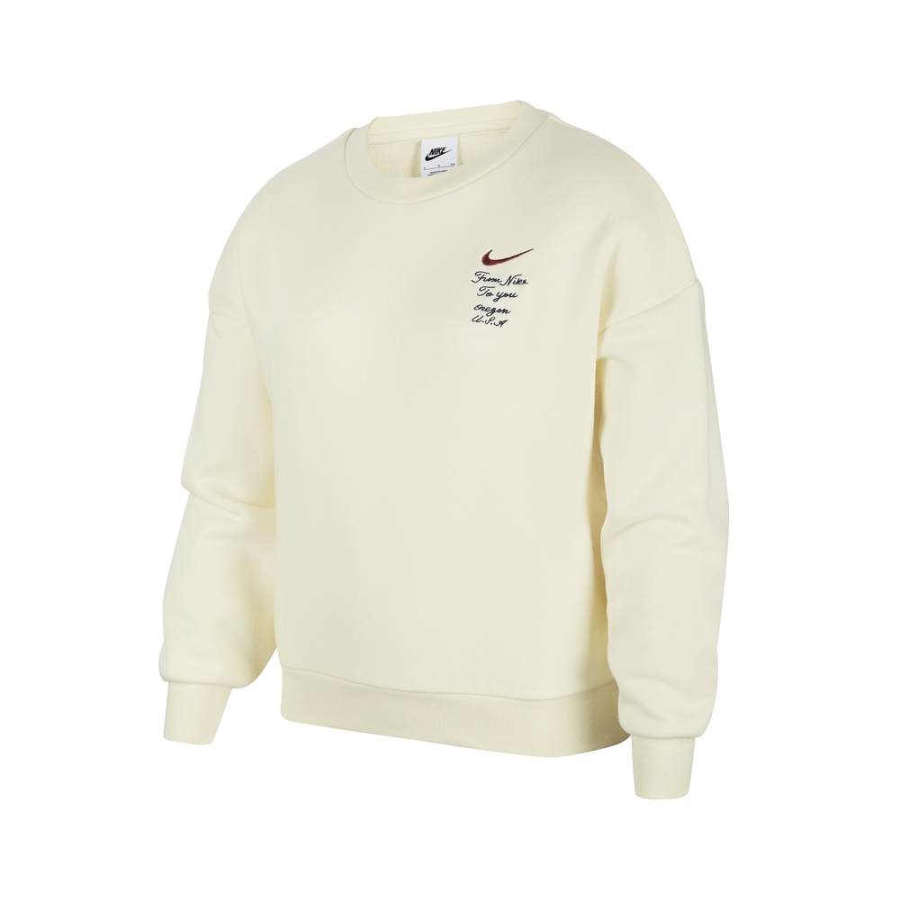 NIKE耐克2025大童K NSW CREW FLC GCEL针织无帽卫衣FV8449-113