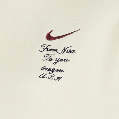 NIKE耐克2025大童K NSW CREW FLC GCEL针织无帽卫衣FV8449-113