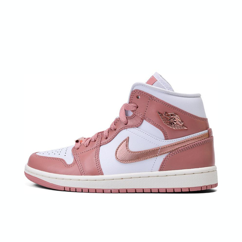 NIKE耐克2023女子WMNS AIR JORDAN 1 MID SE篮球鞋FB9892-670