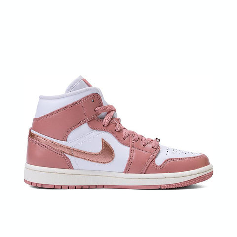 NIKE耐克2023女子WMNS AIR JORDAN 1 MID SE篮球鞋FB9892-670