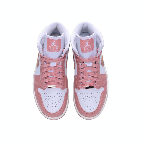 NIKE耐克2023女子WMNS AIR JORDAN 1 MID SE篮球鞋FB9892-670