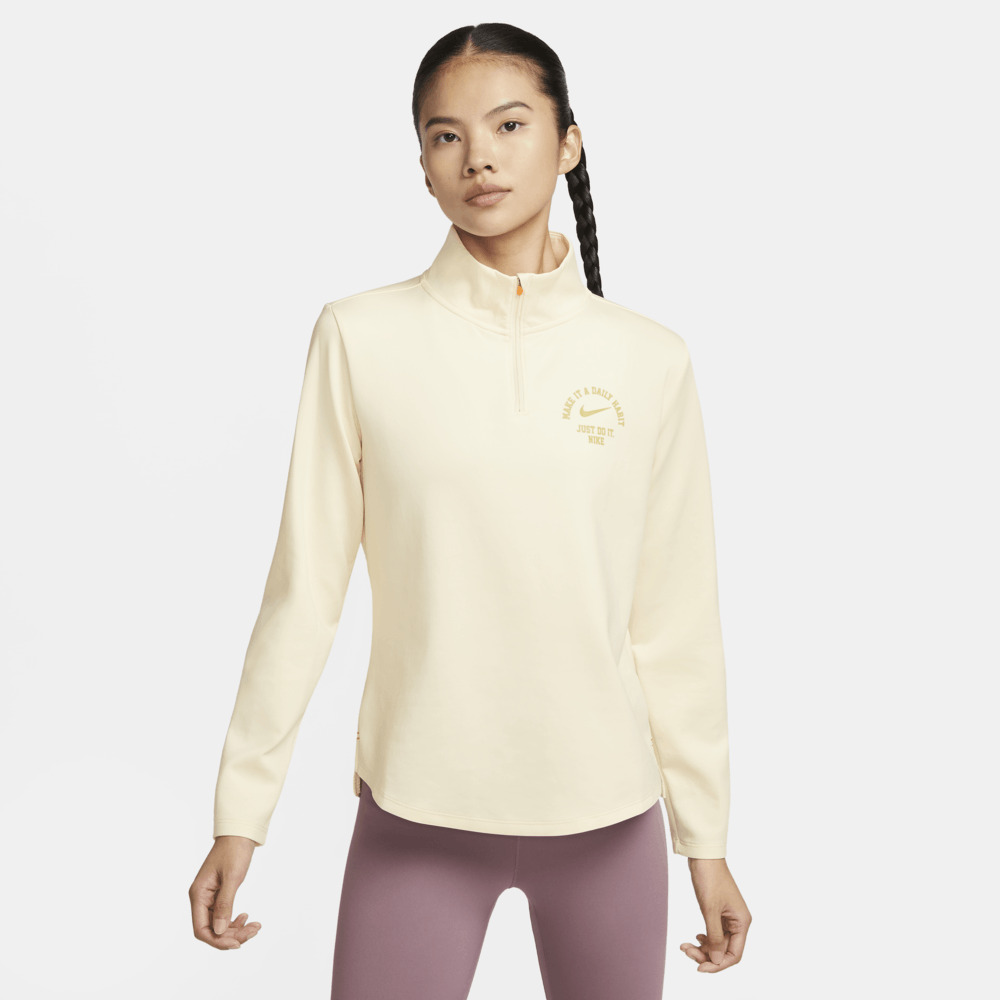 nike耐克2023女子AS W NK WELLNESS RUN LS HALF Z针织套头衫FV3973-113