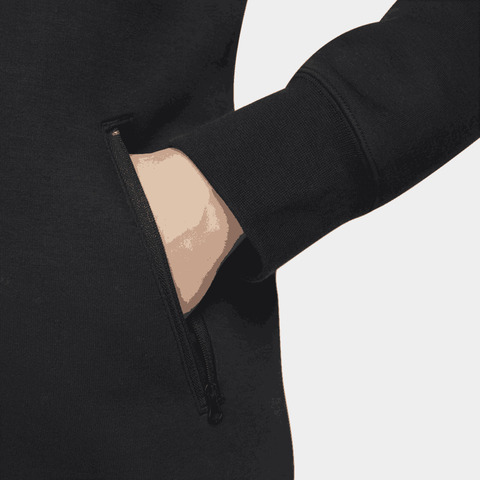 NIKE耐克2024女子W NSW TCH FLC WR FZ HDY针织外套FB8339-010