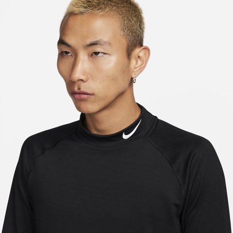 NIKE耐克2025男子AS M NP TOP WARM LS MOCK针织有领长TFB8516-010
