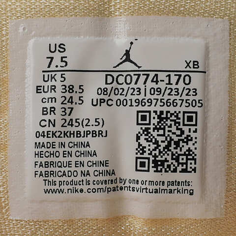 NIKE耐克2024女子WMNS AIR JORDAN 1 LOW篮球鞋DC0774-170