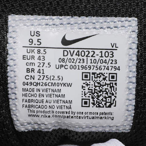 NIKE耐克2024男子AIR WINFLO 10跑步鞋DV4022-103