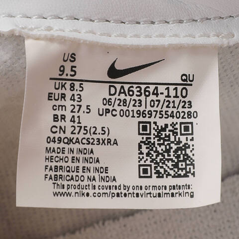 NIKE耐克2024男子BLAZER LOW  77 VNTG板鞋/复刻鞋DA6364-110