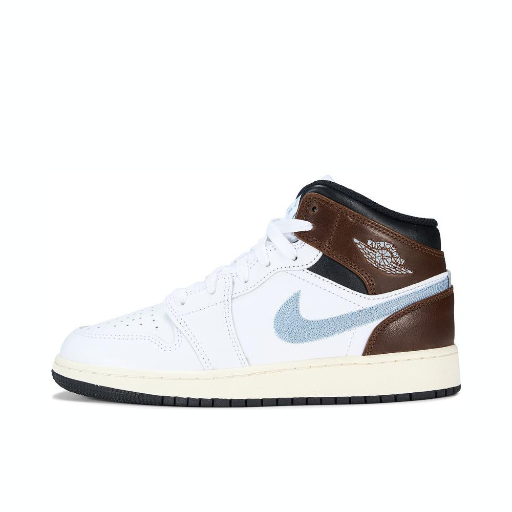 NIKE耐克2024男大童AIR JORDAN 1 MID SE (GS)乔丹FQ8162-142