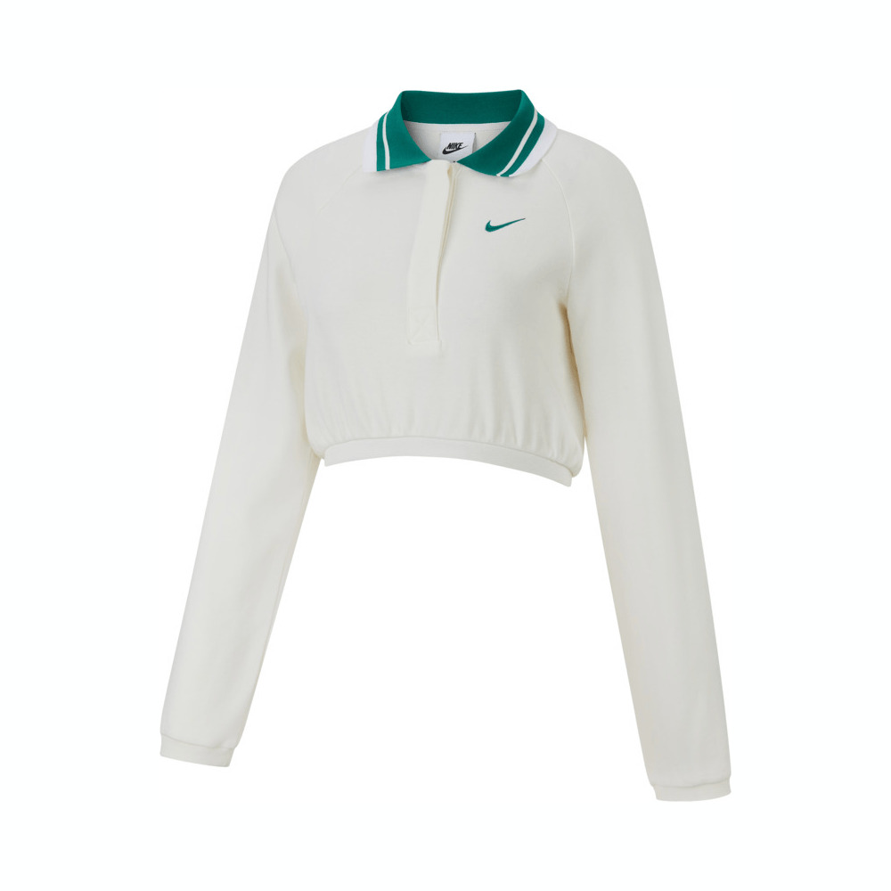 NIKE耐克2024女子AS W NSW CLLCTN CROP LS POLO长袖POLOFN1881-133