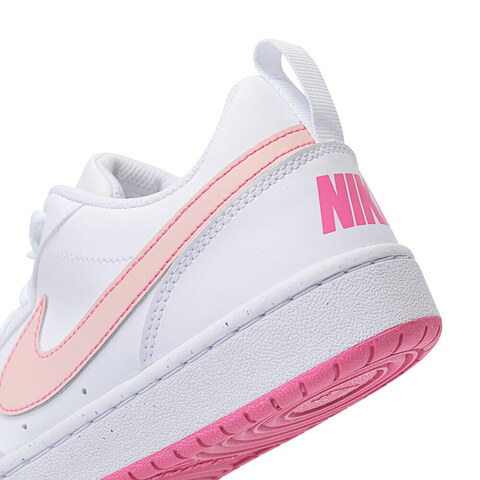 NIKE耐克2024男大童COURT BOROUGH LOW RECRAFT (GS)儿童复刻鞋DV5456-111