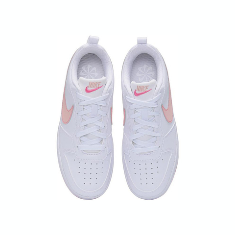 NIKE耐克2024男大童COURT BOROUGH LOW RECRAFT (GS)儿童复刻鞋DV5456-111