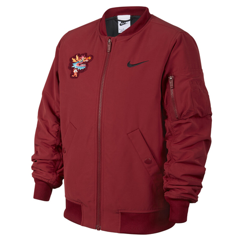 NIKE耐克2024儿童K NSW CNY VARSITY JKT GCEL梭织外套FZ6416-657