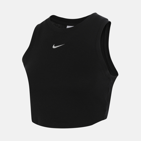 NIKE耐克2025女子W NSW ESSNTL RIB CRP TANK休闲背心FB8280-010