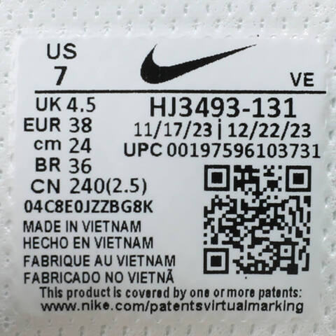 NIKE耐克2024女子W NIKE RUN SWIFT 3跑步鞋HJ3493-131