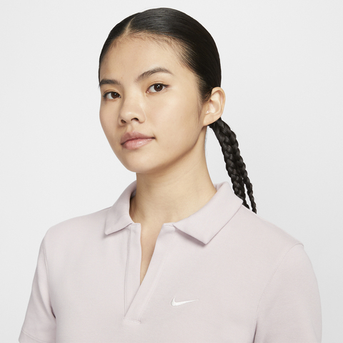 NIKE耐克2024女子AS W NSW ESSNTL SS POLO CRP TO有领短TDV7885-019